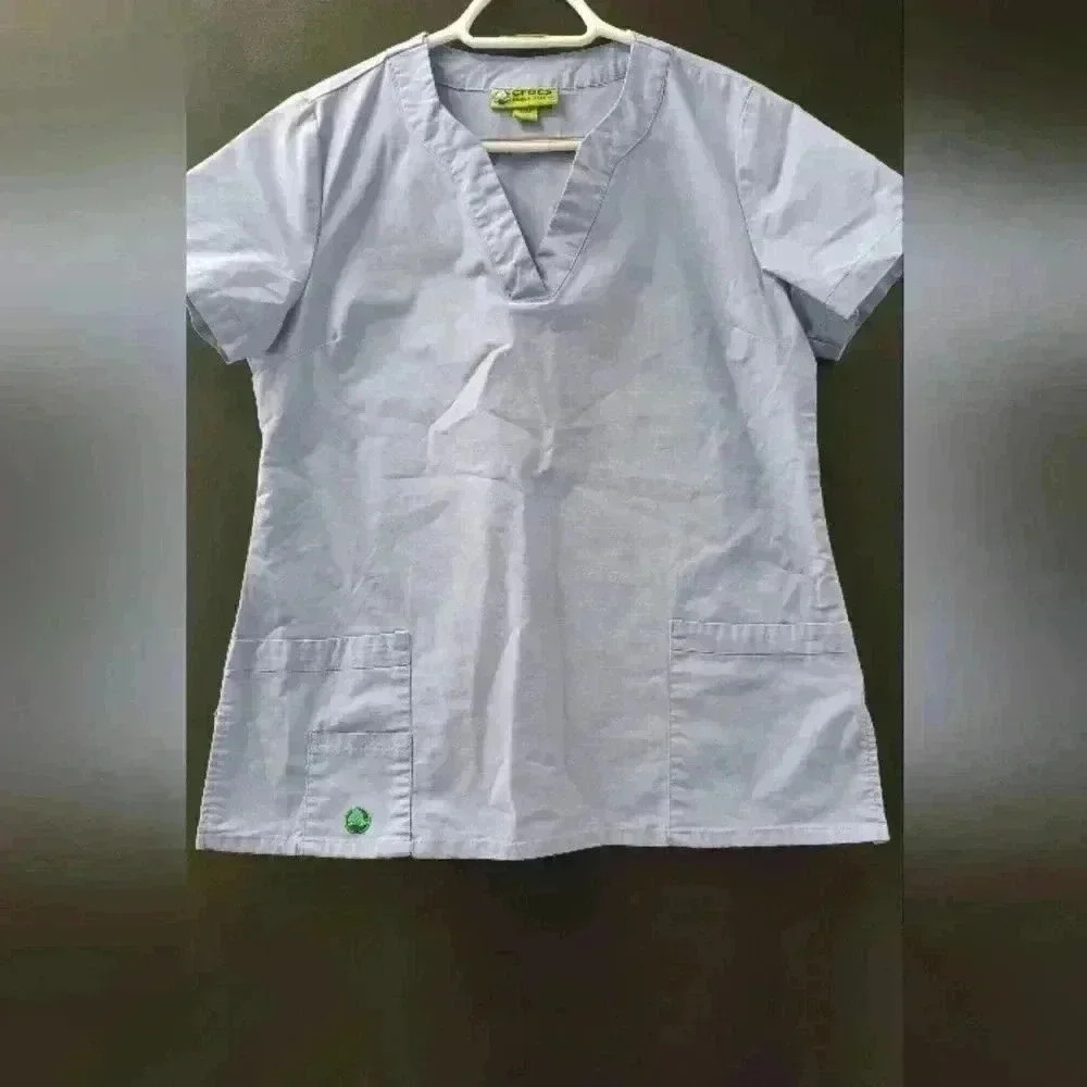 Crocs Scrub Top V neck Size Medium